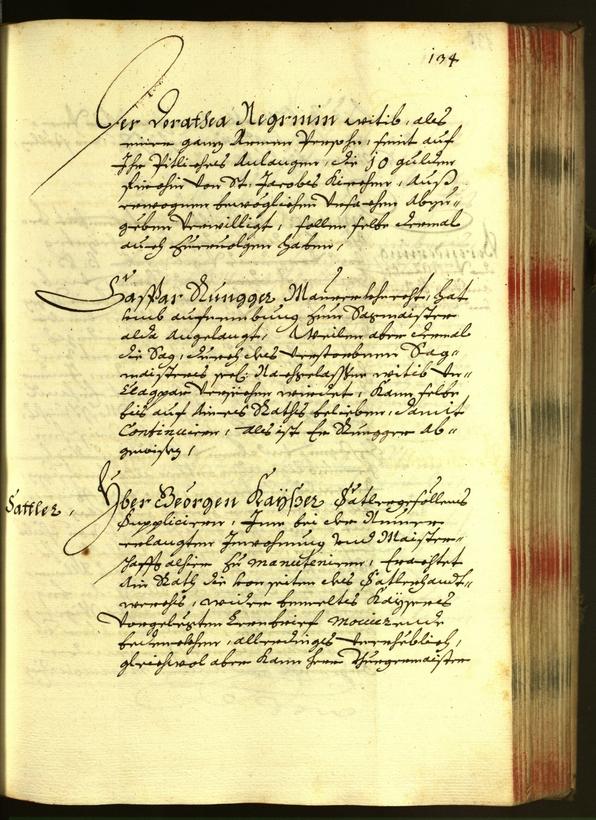 Stadtarchiv Bozen - BOhisto Ratsprotokoll 1681 