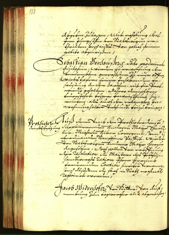 Stadtarchiv Bozen - BOhisto Ratsprotokoll 1681 