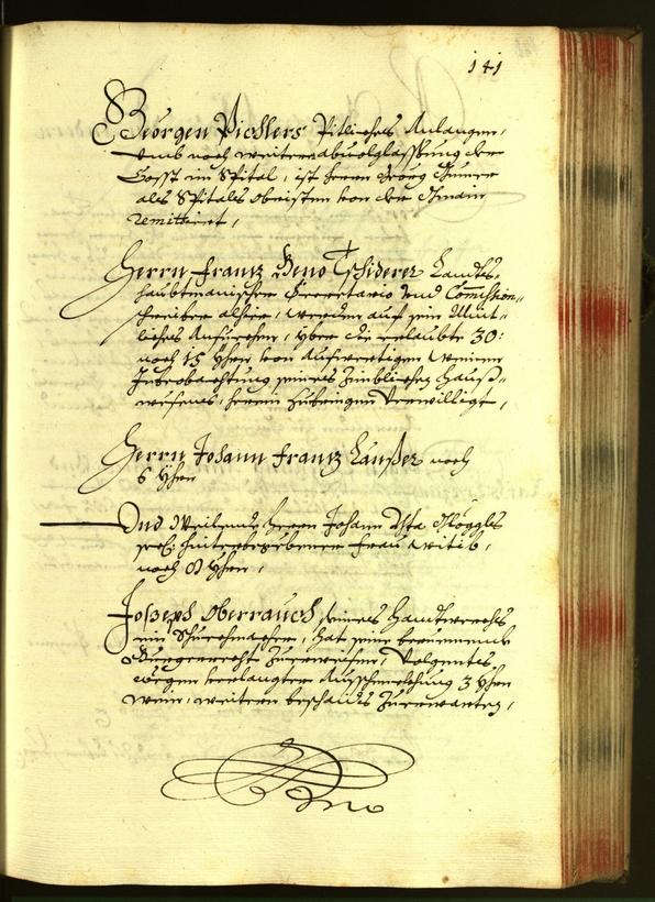 Stadtarchiv Bozen - BOhisto Ratsprotokoll 1681 