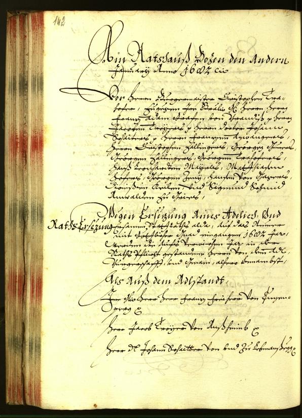 Stadtarchiv Bozen - BOhisto Ratsprotokoll 1681 