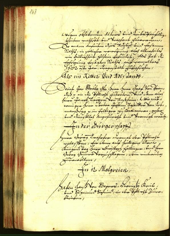 Stadtarchiv Bozen - BOhisto Ratsprotokoll 1681 