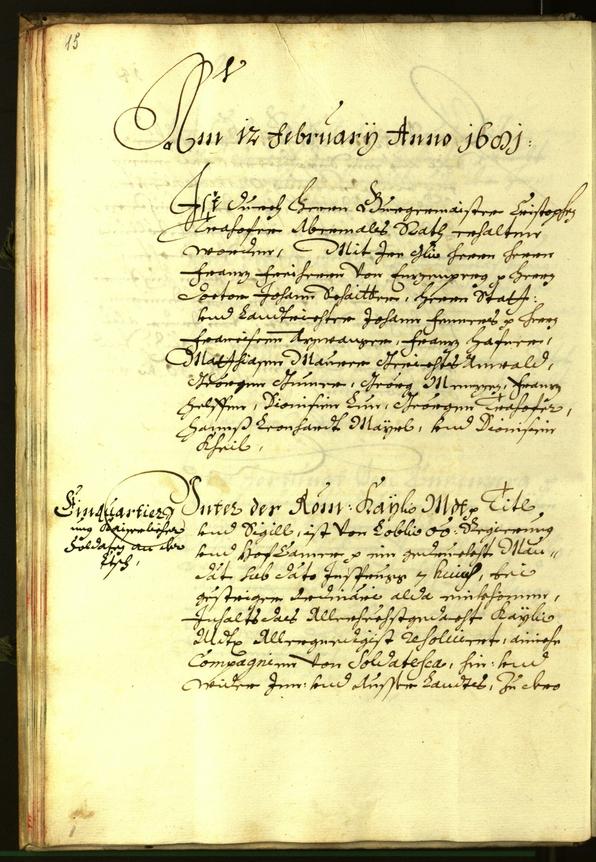 Civic Archives of Bozen-Bolzano - BOhisto Minutes of the council 1681 