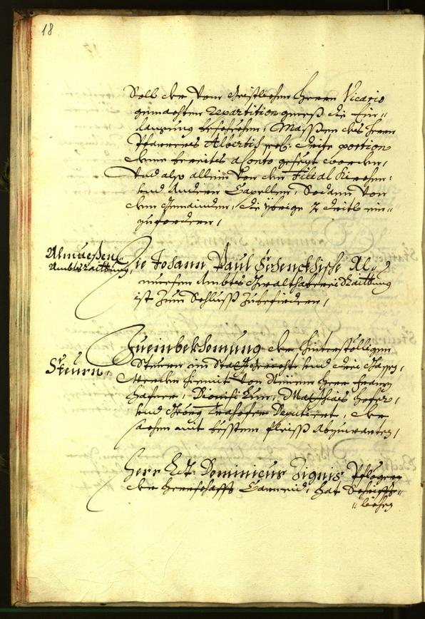 Stadtarchiv Bozen - BOhisto Ratsprotokoll 1681 