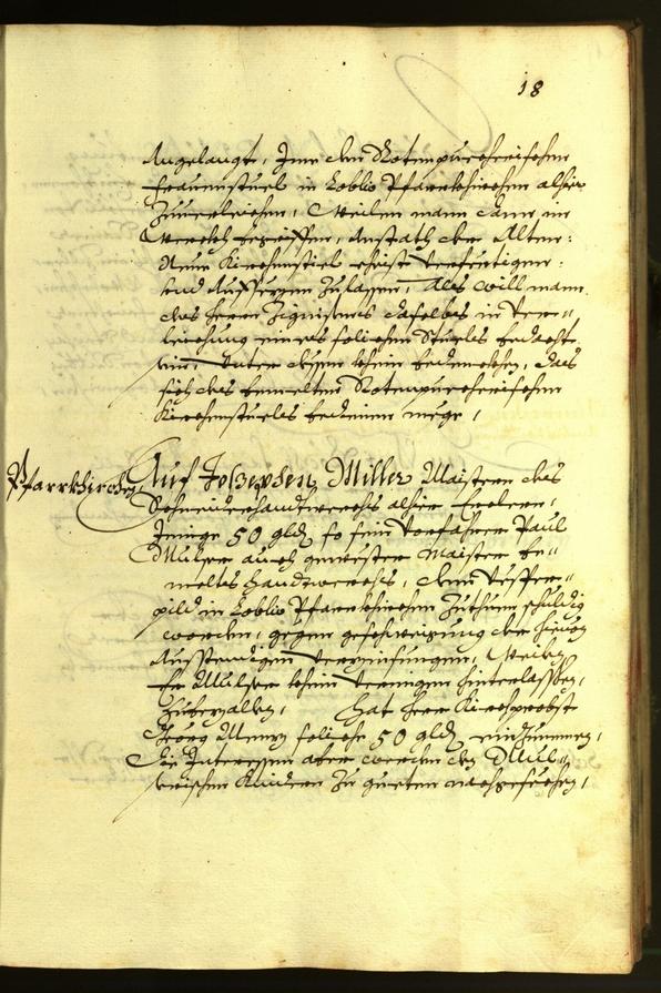 Stadtarchiv Bozen - BOhisto Ratsprotokoll 1681 