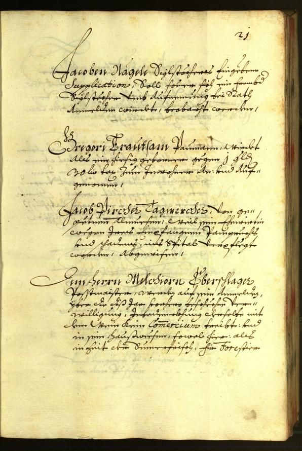 Stadtarchiv Bozen - BOhisto Ratsprotokoll 1681 