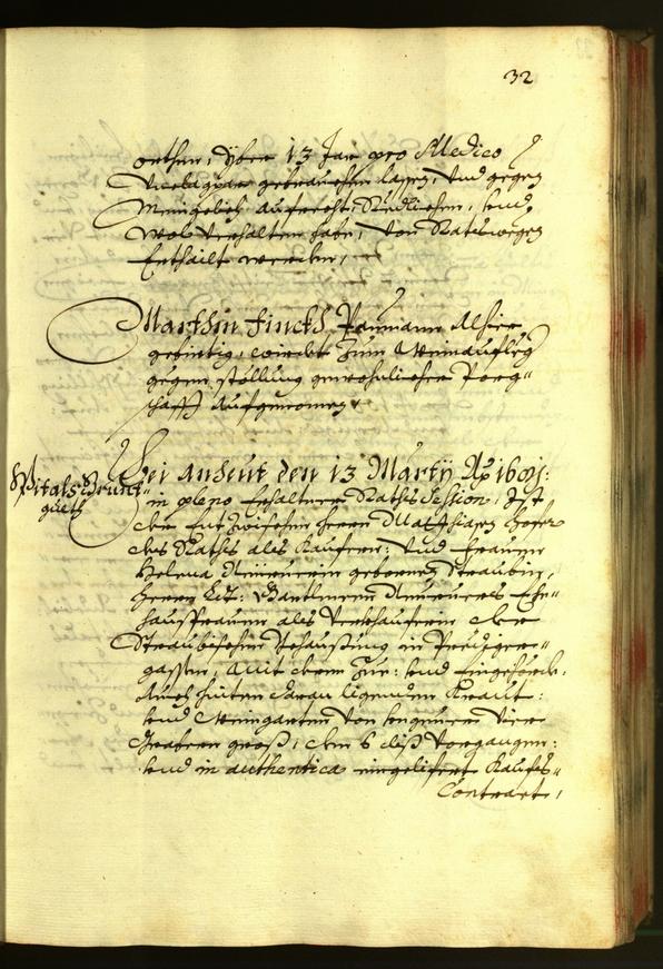 Stadtarchiv Bozen - BOhisto Ratsprotokoll 1681 