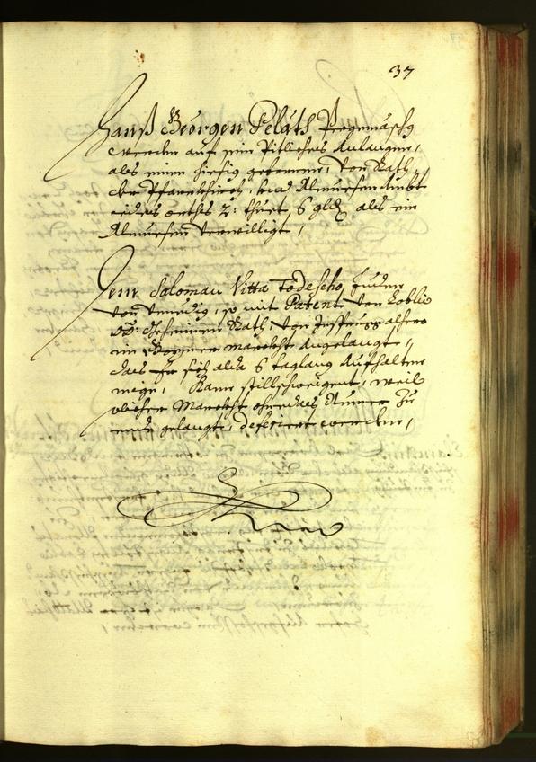 Stadtarchiv Bozen - BOhisto Ratsprotokoll 1681 