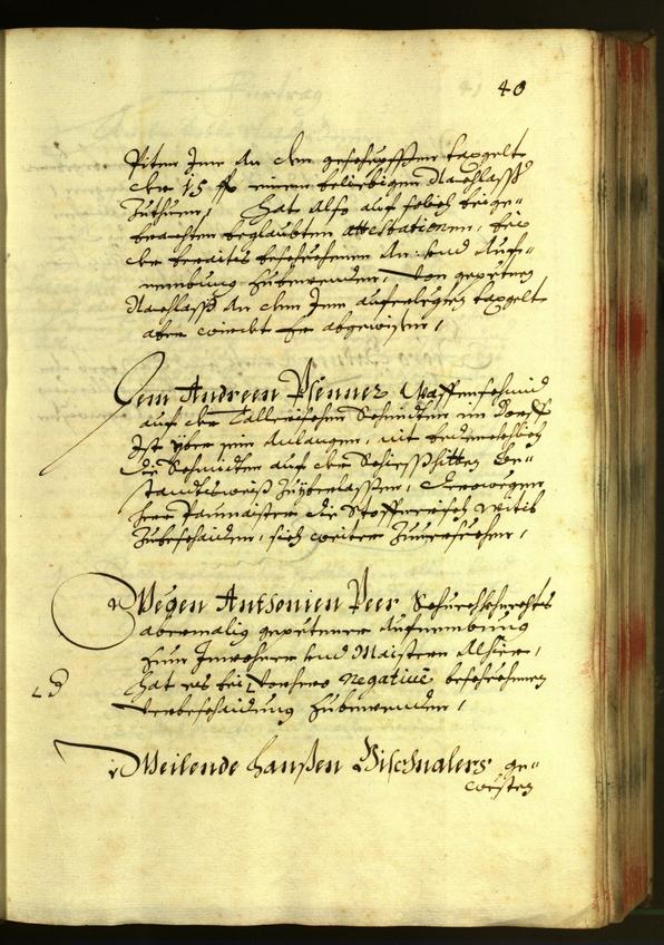 Stadtarchiv Bozen - BOhisto Ratsprotokoll 1681 