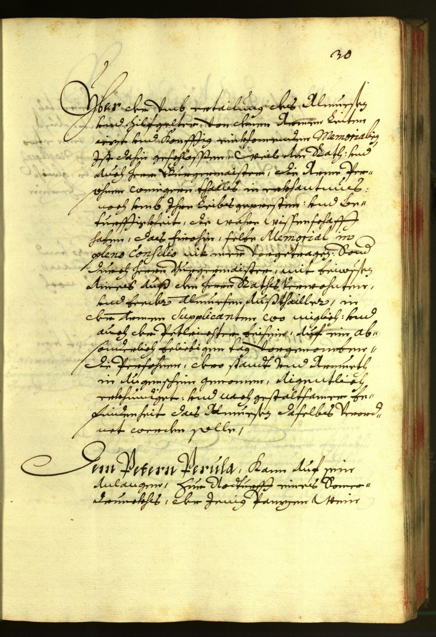 Stadtarchiv Bozen - BOhisto Ratsprotokoll 1681 