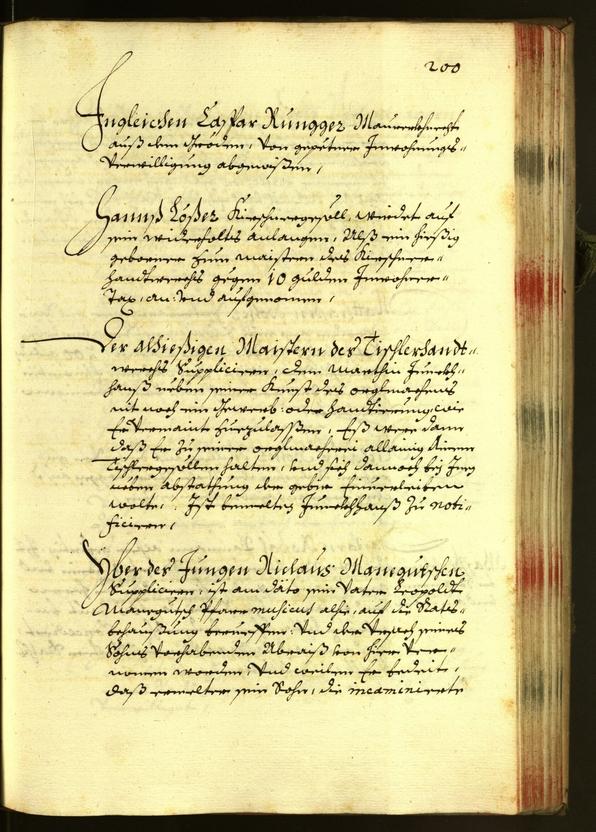 Stadtarchiv Bozen - BOhisto Ratsprotokoll 1682 