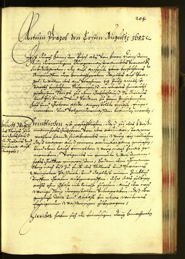 Archivio Storico della Città di Bolzano - BOhisto protocollo consiliare 1682 