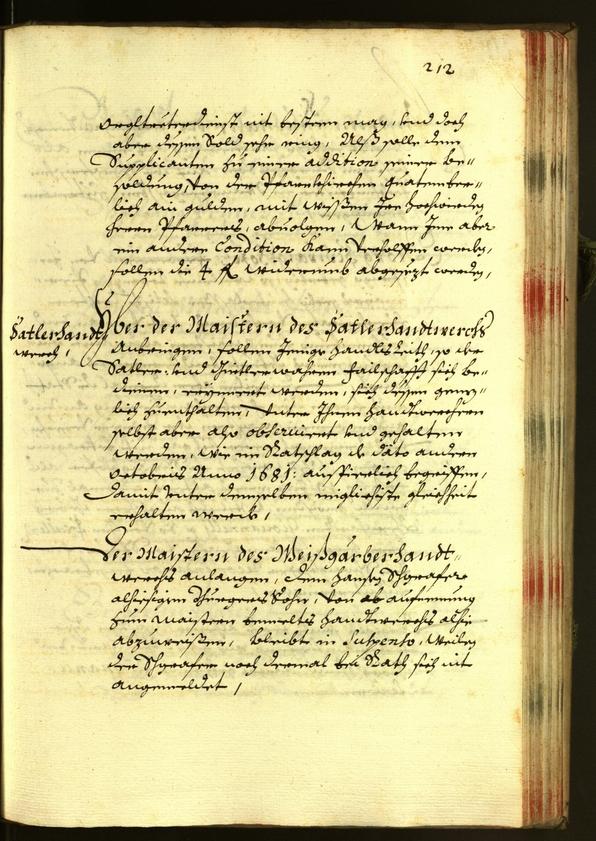 Stadtarchiv Bozen - BOhisto Ratsprotokoll 1682 