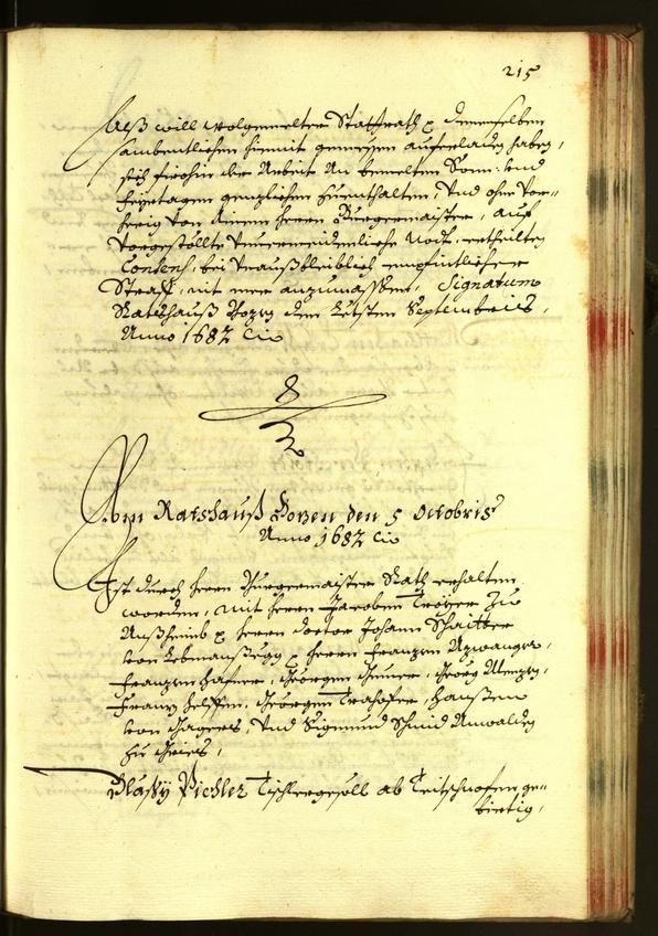 Civic Archives of Bozen-Bolzano - BOhisto Minutes of the council 1682 