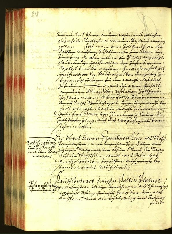 Stadtarchiv Bozen - BOhisto Ratsprotokoll 1682 