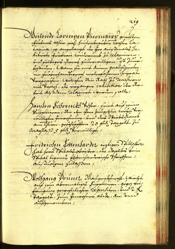 Stadtarchiv Bozen - BOhisto Ratsprotokoll 1682 