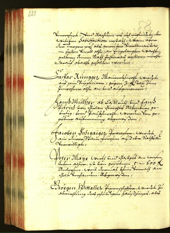 Stadtarchiv Bozen - BOhisto Ratsprotokoll 1682 