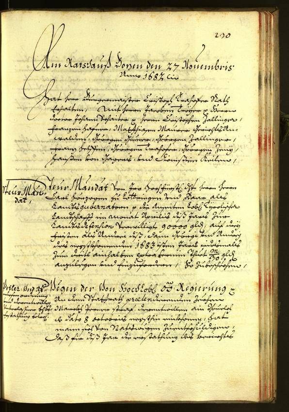 Civic Archives of Bozen-Bolzano - BOhisto Minutes of the council 1682 