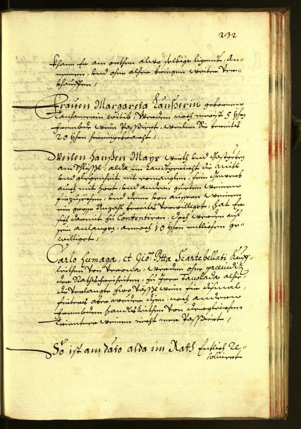 Stadtarchiv Bozen - BOhisto Ratsprotokoll 1682 