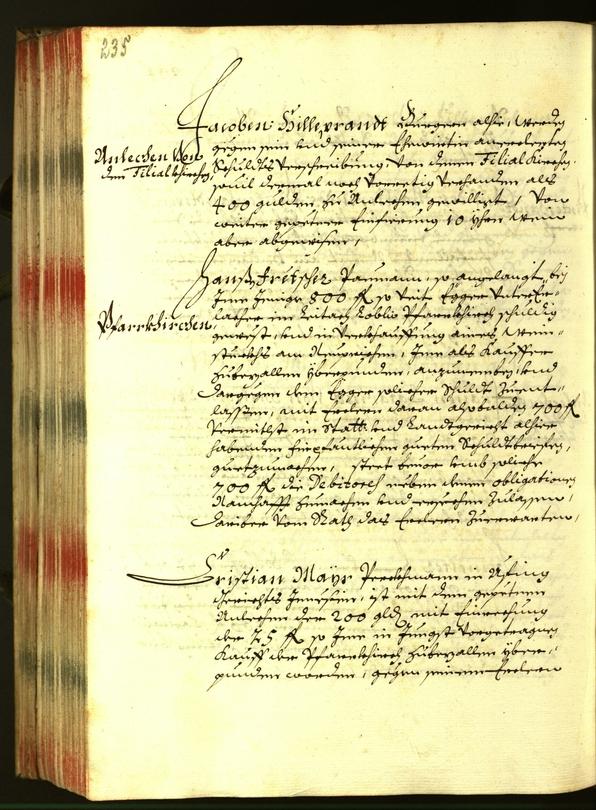 Stadtarchiv Bozen - BOhisto Ratsprotokoll 1682 