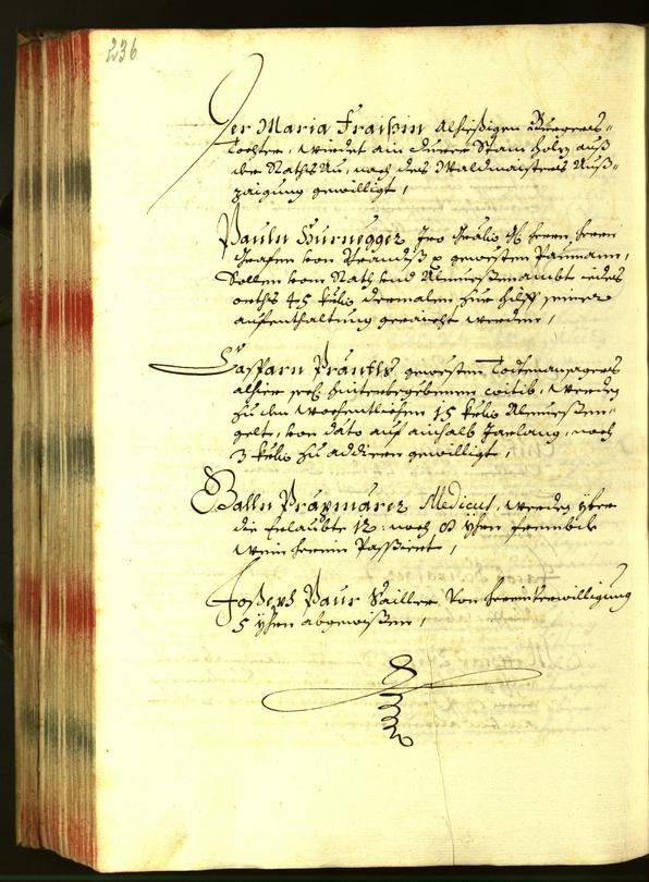 Stadtarchiv Bozen - BOhisto Ratsprotokoll 1682 