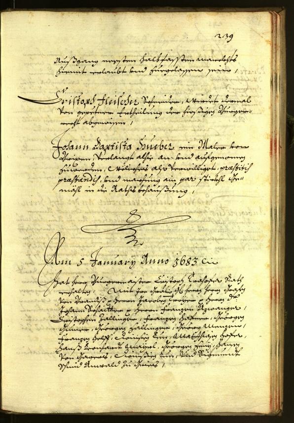 Stadtarchiv Bozen - BOhisto Ratsprotokoll 1682 