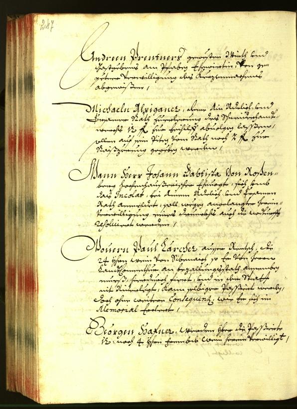 Stadtarchiv Bozen - BOhisto Ratsprotokoll 1682 