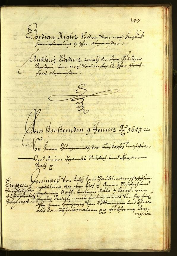 Civic Archives of Bozen-Bolzano - BOhisto Minutes of the council 1682 