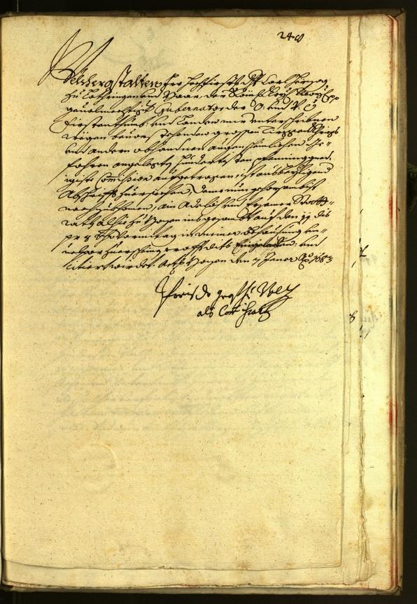 Stadtarchiv Bozen - BOhisto Ratsprotokoll 1682 