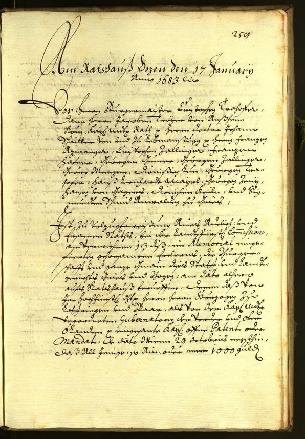 Civic Archives of Bozen-Bolzano - BOhisto Minutes of the council 1682 