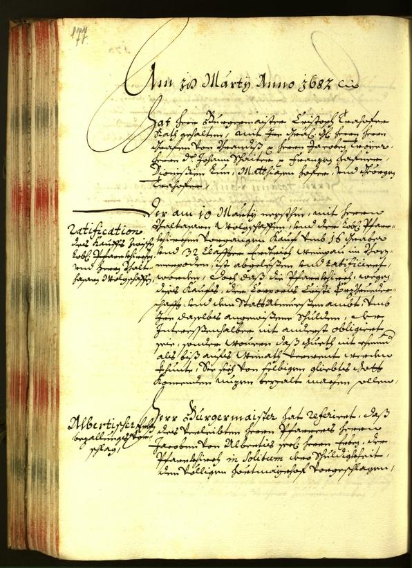 Civic Archives of Bozen-Bolzano - BOhisto Minutes of the council 1682 