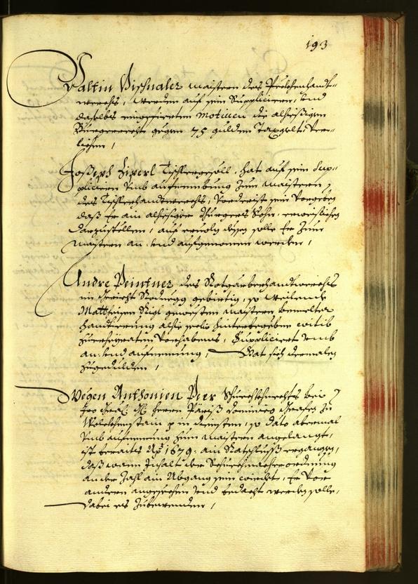 Archivio Storico della Città di Bolzano - BOhisto protocollo consiliare 1682 