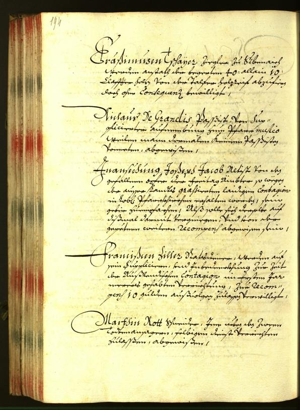 Stadtarchiv Bozen - BOhisto Ratsprotokoll 1682 