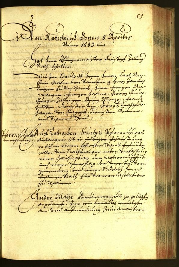 Civic Archives of Bozen-Bolzano - BOhisto Minutes of the council 1683 