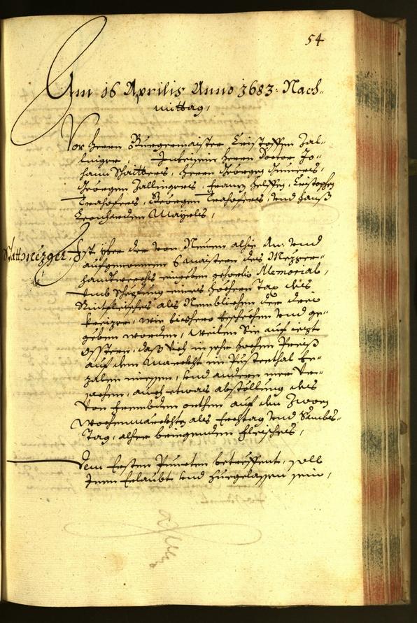 Archivio Storico della Città di Bolzano - BOhisto protocollo consiliare 1683 