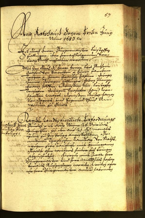 Civic Archives of Bozen-Bolzano - BOhisto Minutes of the council 1683 