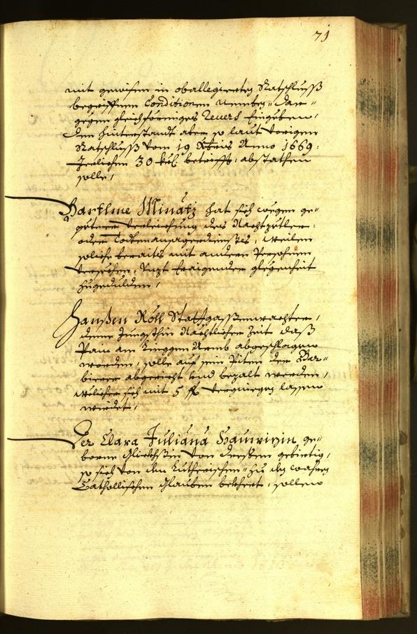 Stadtarchiv Bozen - BOhisto Ratsprotokoll 1683 