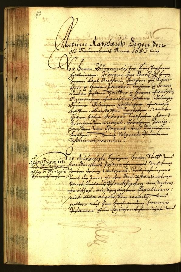 Civic Archives of Bozen-Bolzano - BOhisto Minutes of the council 1683 