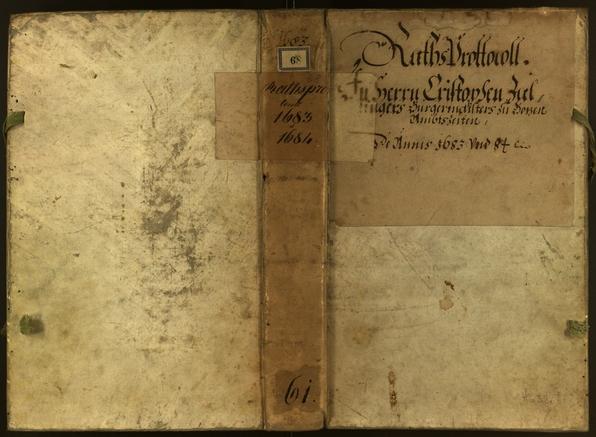 Stadtarchiv Bozen - BOhisto Ratsprotokoll 1683 