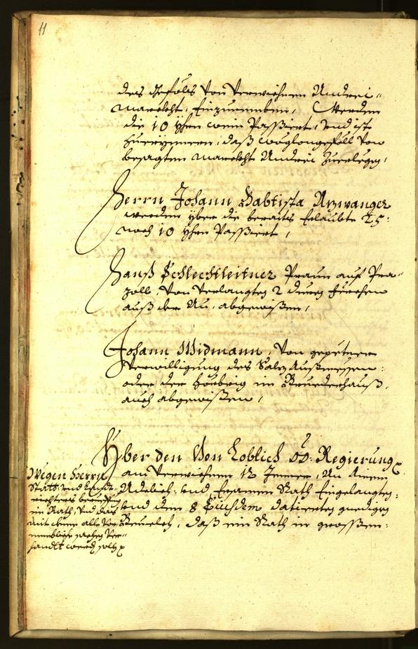 Stadtarchiv Bozen - BOhisto Ratsprotokoll 1683 