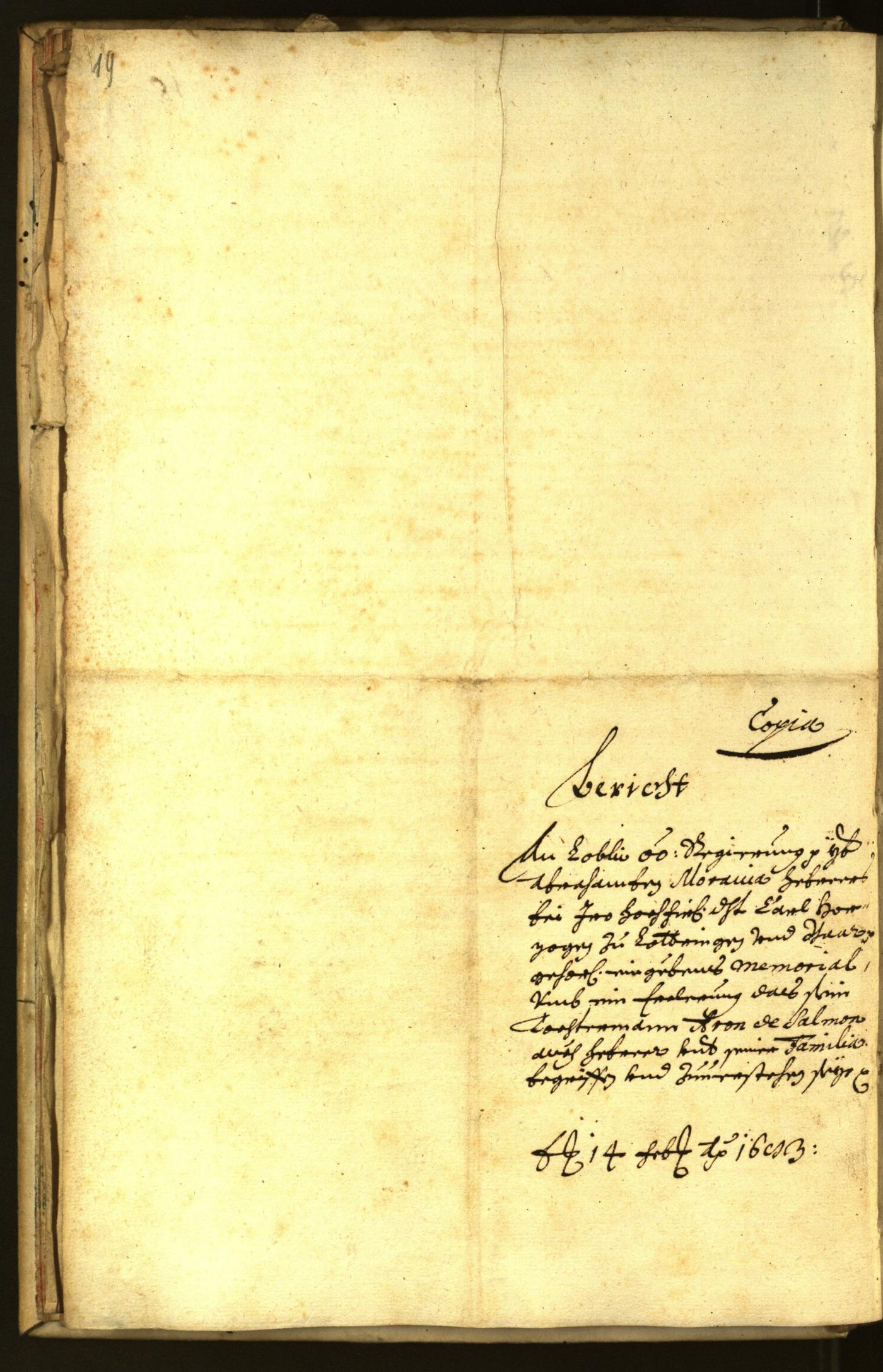 Stadtarchiv Bozen - BOhisto Ratsprotokoll 1683 