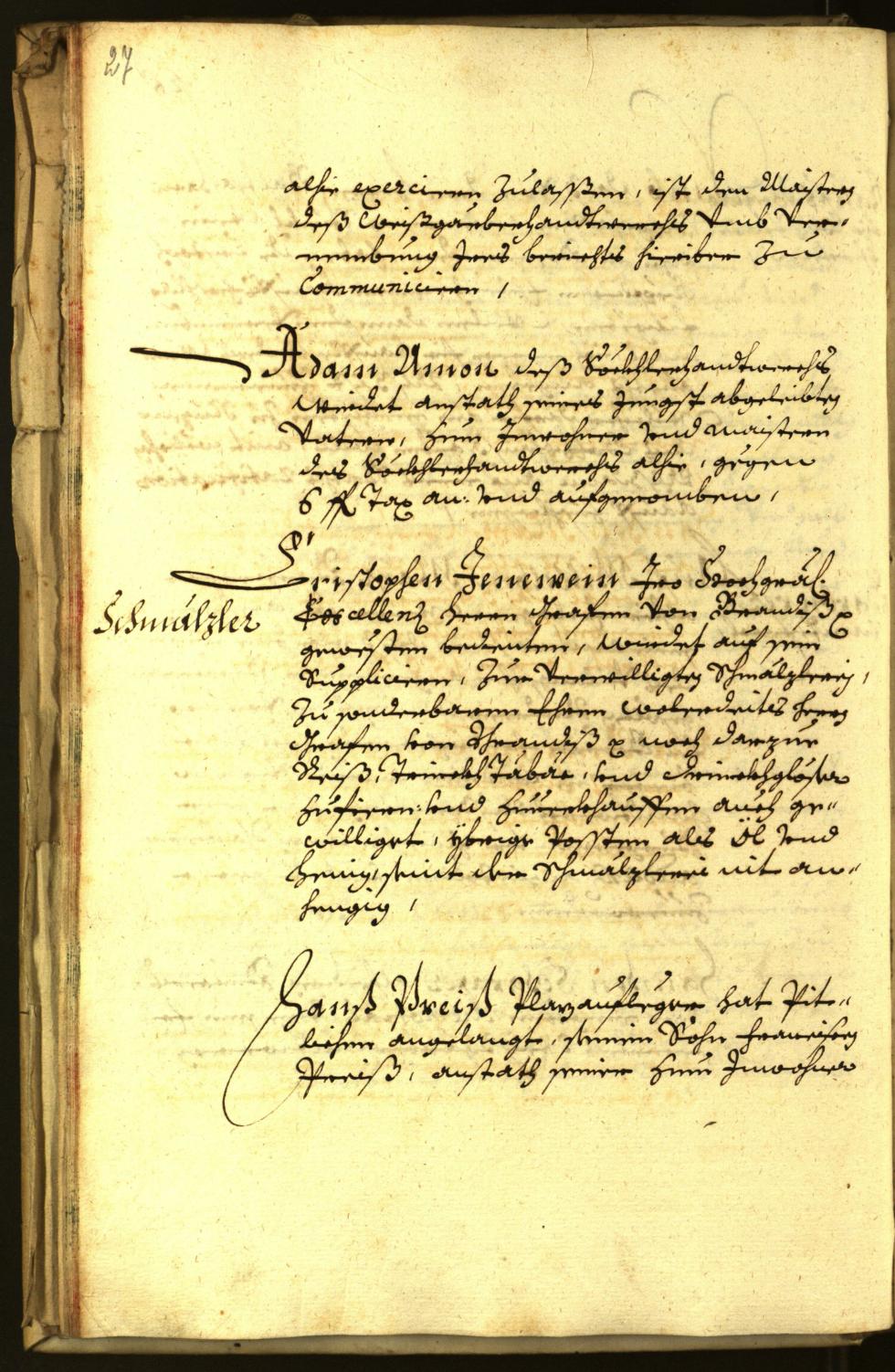 Stadtarchiv Bozen - BOhisto Ratsprotokoll 1683 