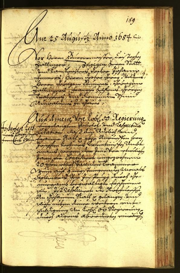 Civic Archives of Bozen-Bolzano - BOhisto Minutes of the council 1684 