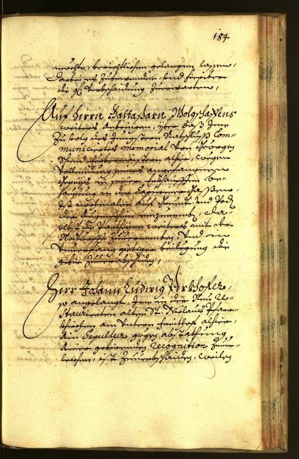 Stadtarchiv Bozen - BOhisto Ratsprotokoll 1684 