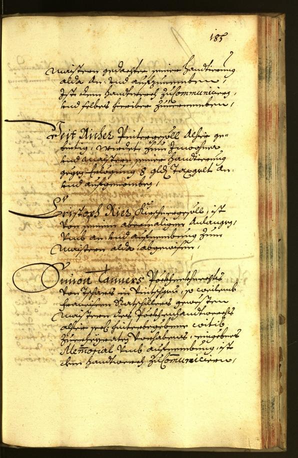 Stadtarchiv Bozen - BOhisto Ratsprotokoll 1684 