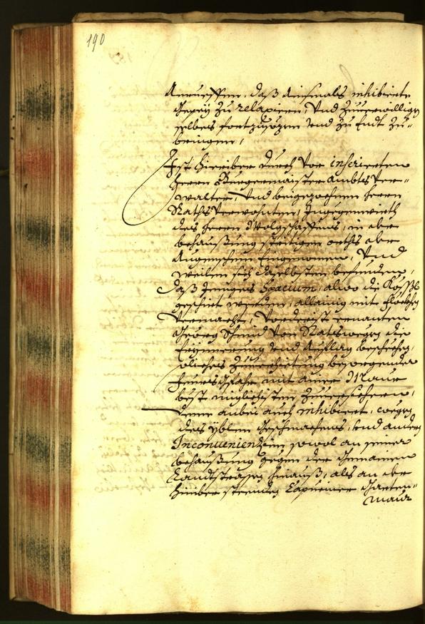 Stadtarchiv Bozen - BOhisto Ratsprotokoll 1684 