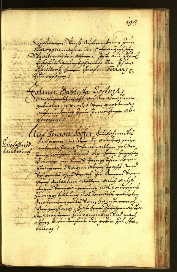 Stadtarchiv Bozen - BOhisto Ratsprotokoll 1684 