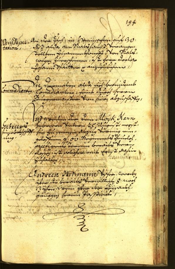 Stadtarchiv Bozen - BOhisto Ratsprotokoll 1684 