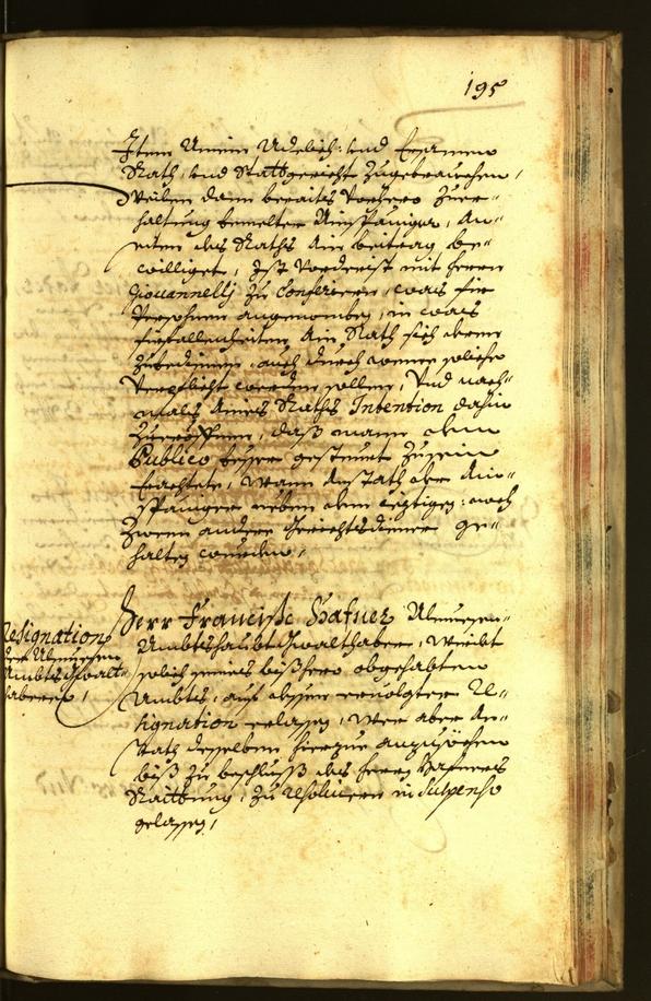 Stadtarchiv Bozen - BOhisto Ratsprotokoll 1684 