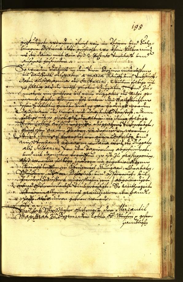 Stadtarchiv Bozen - BOhisto Ratsprotokoll 1684 