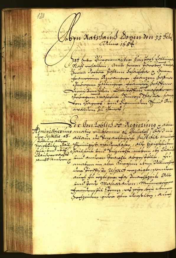 Civic Archives of Bozen-Bolzano - BOhisto Minutes of the council 1684 